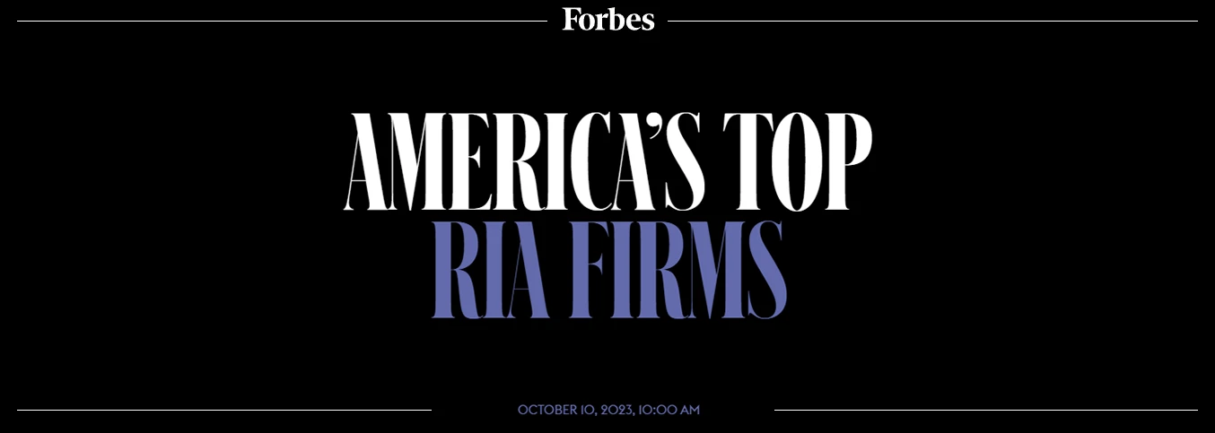 Forbes America Top RIA Firm 2023 October