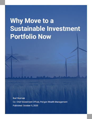 Why move to a sustainable investment portfolio now
